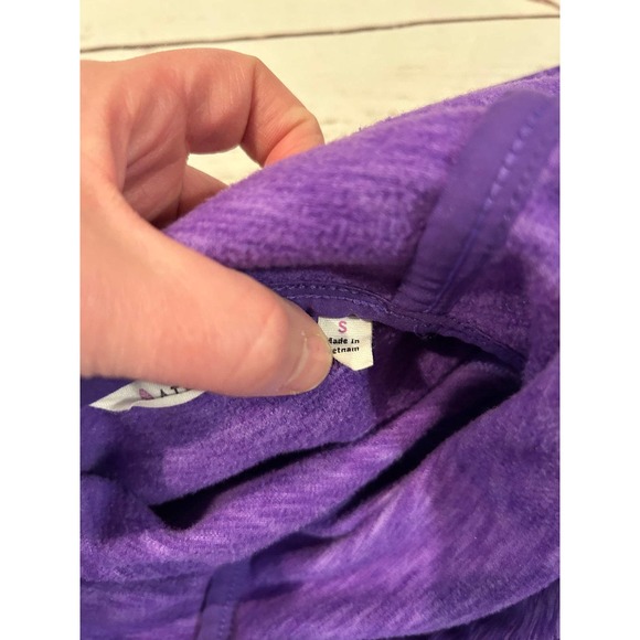 Athleta Triumph Hoodie #54023 Purple Size Small Thimb Holes - Picture 6 of 7